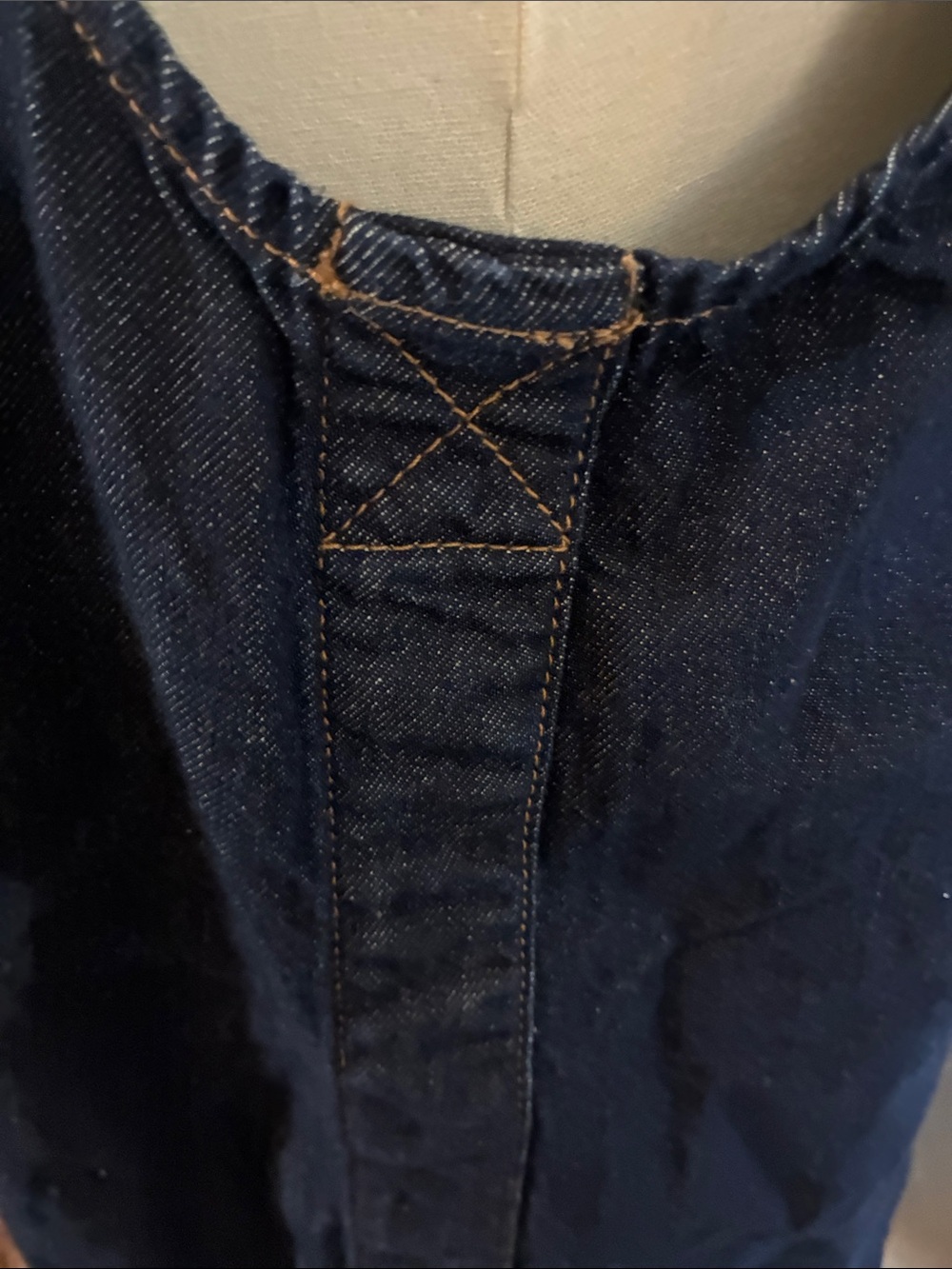 Madewell Sleeveless Denim Shift Mini Dress - Picture 8 of 12
